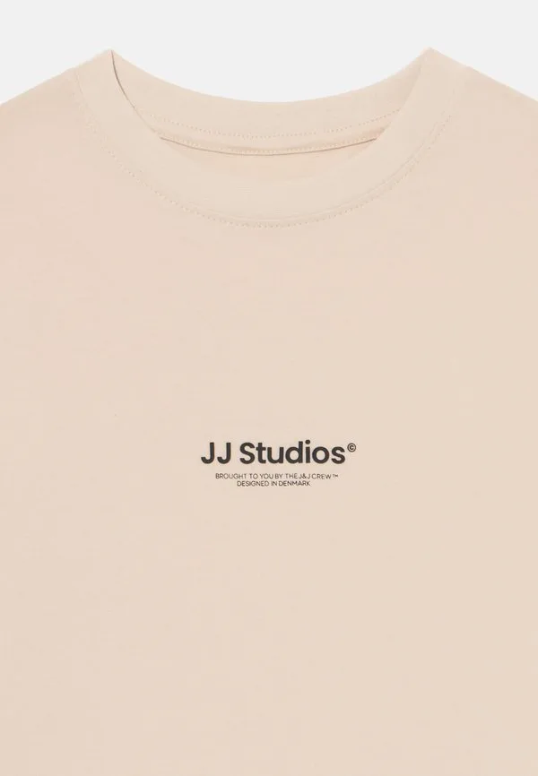 Футболка jjesoho с круглым вырезом, базовая футболка noos. Jack & Jones Junior, Moonbeam — фото 3