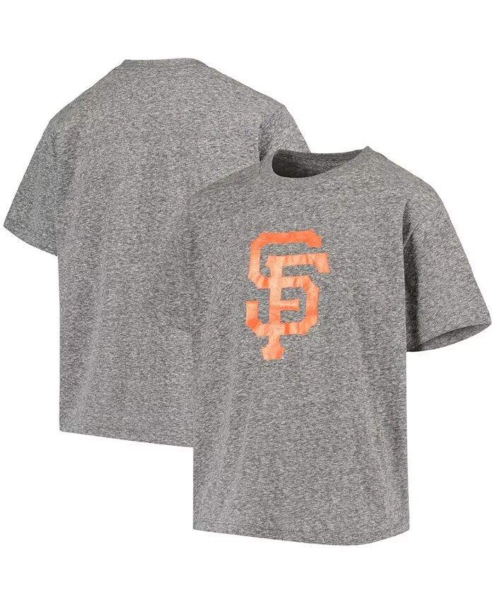 

Черная футболка с принтом San Francisco Giants Snow для мальчиков и девочек Big Boys and Girls Stitches, черный