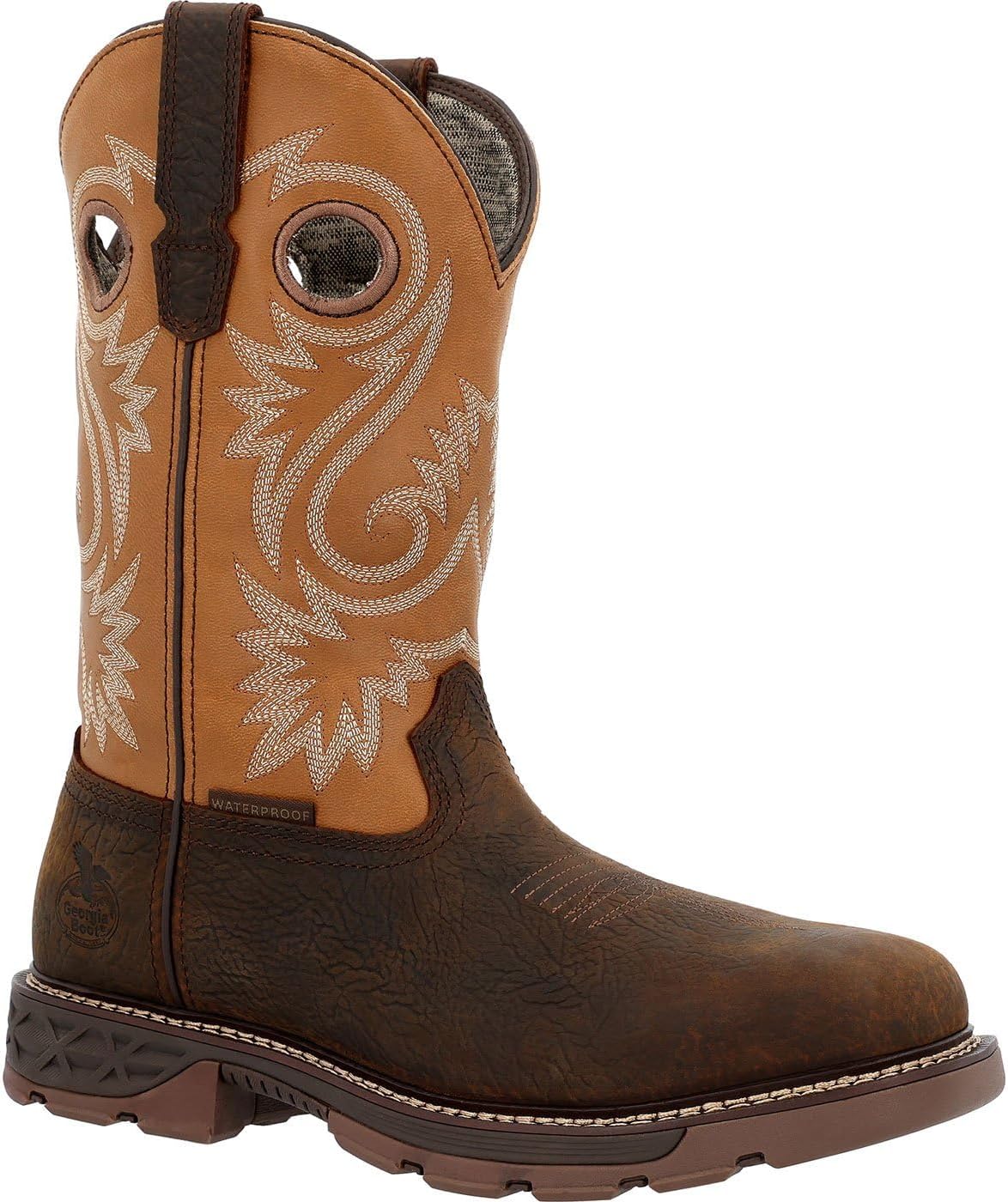 

Водонепроницаемые ботинки Georgia Boot Carbo-Tec FLX 11 с запрокидным верхом, оранжевый/коричневый