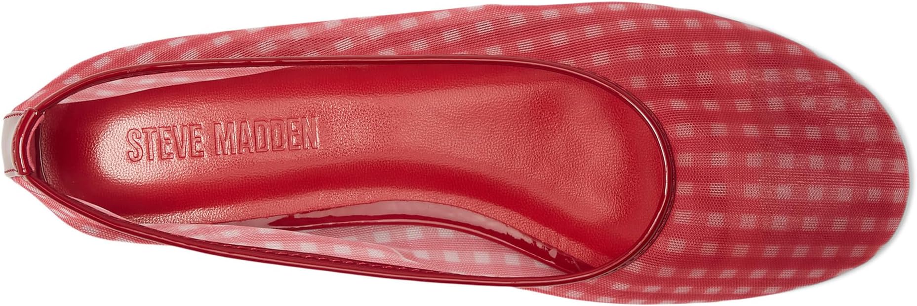 Балетки Steve Madden Women's Meadow, Red Gingham — фото 2