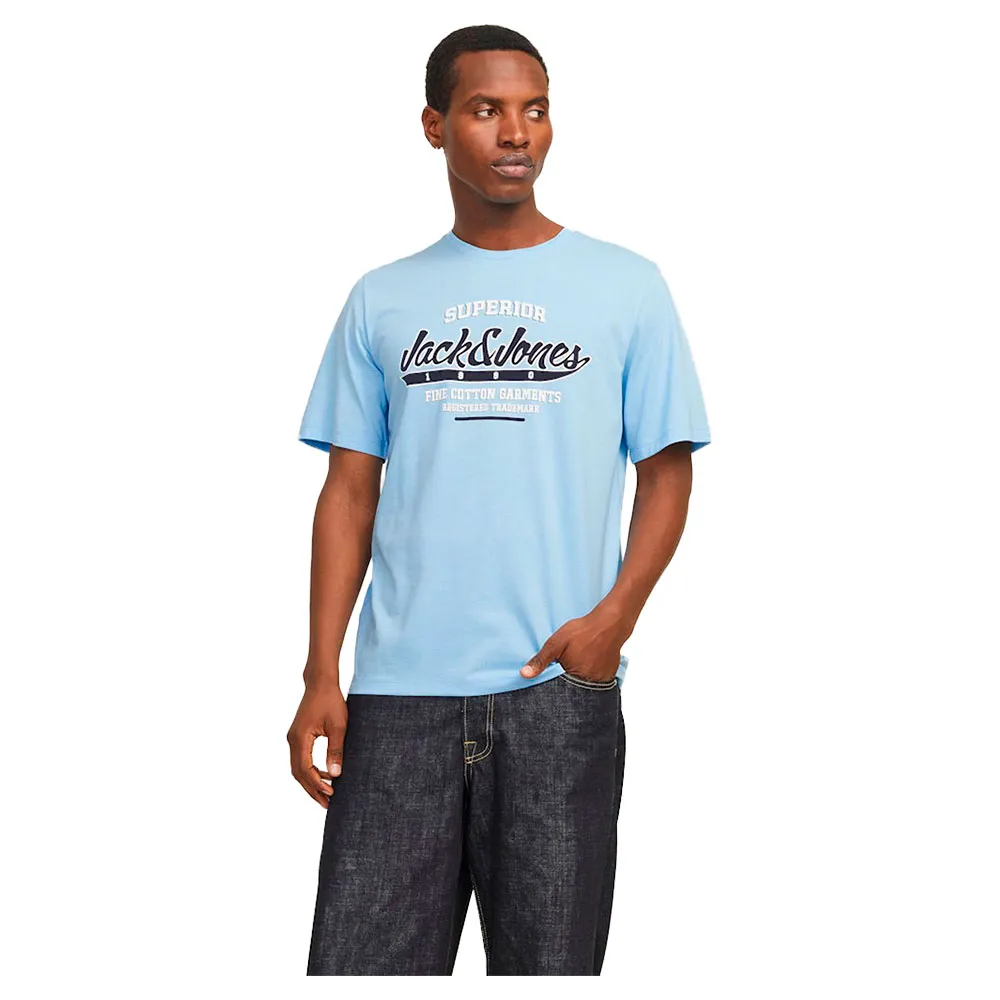 

Футболка с коротким рукавом Jack & Jones Logo, синий