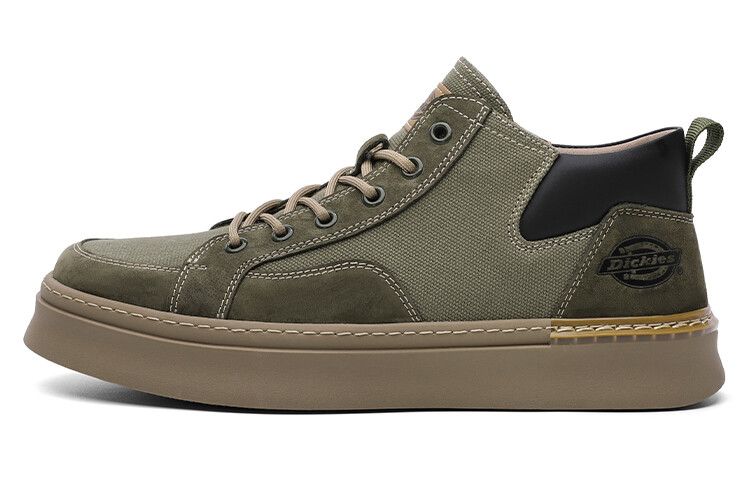 

Кроссовки Dickies Skateboarding Shoes Men Mid-top Military Green, хаки