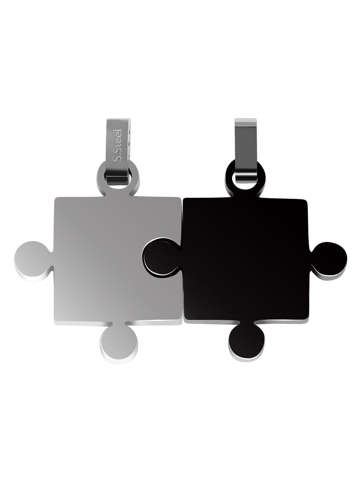 

Adeliás Подвеска унисекс из нержавеющей стали, черная