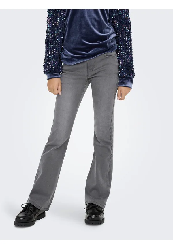 Джинсы прямого кроя kogroyal life Only Girls, Dark Grey Denim