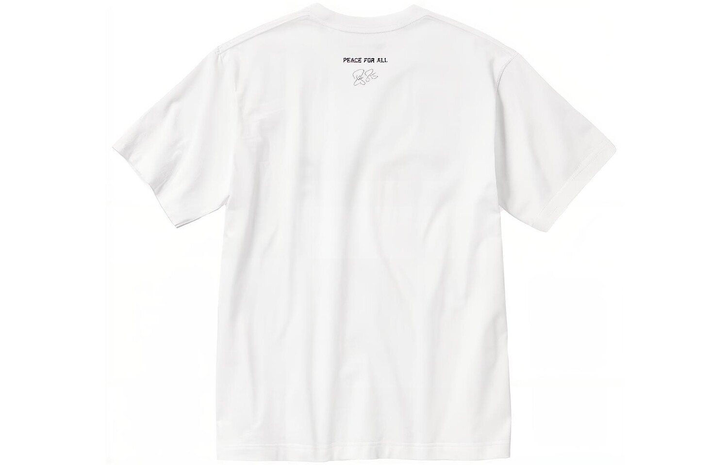 Мужская футболка Uniqlo Peace For All, белая — фото 2