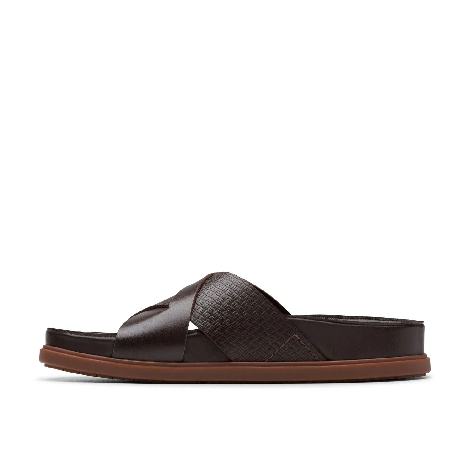 Сандалии кожаные Torford Cross Clarks, коричневый — фото 2