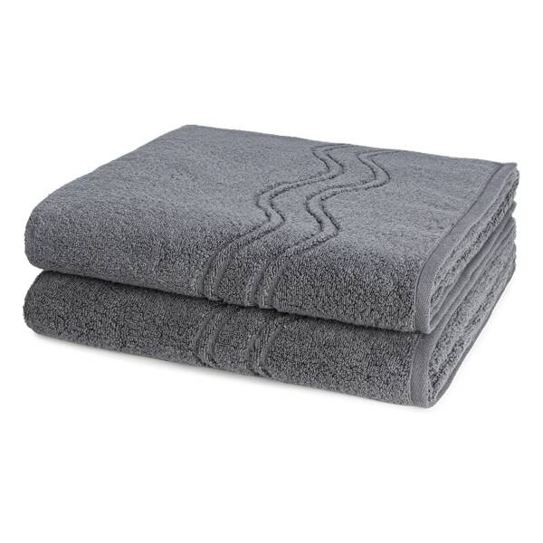 

Cashmere feeling Набор полотенец Ross (2 шт), 50x1x100 см, антрацитовый