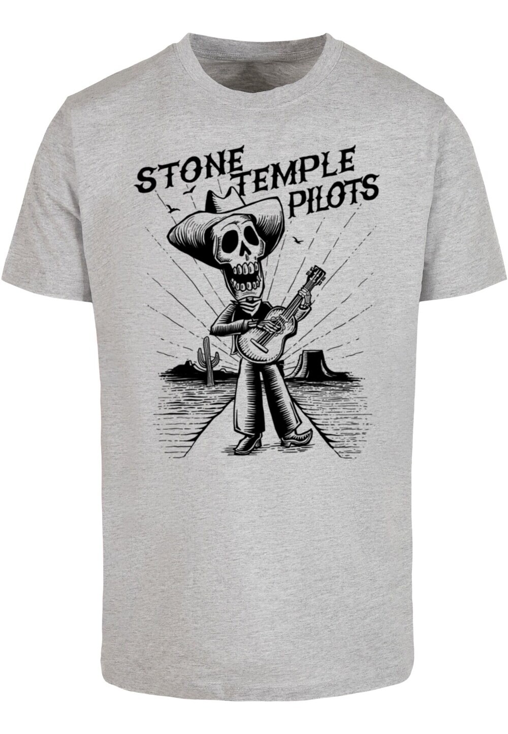 

Футболка Merchcode Stone Temple Pilots, пестрый серый