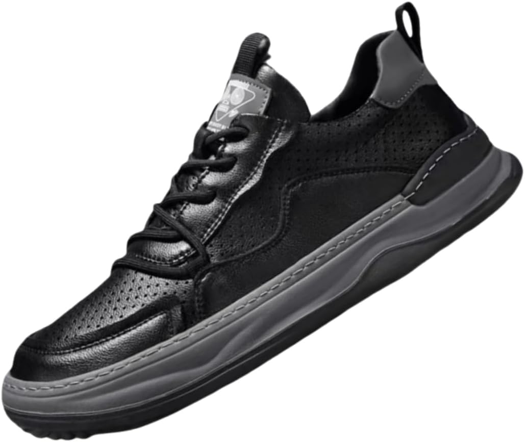 

Мужские дышащие и противоскользящие спортивные кроссовки с амортизирующими стельками. Подходят для использования на улице и в повседневной жизни Fmshi, черный