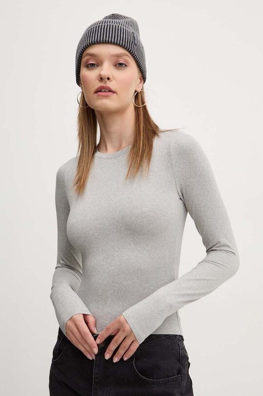 

Лонгслив Hollister Co., серый