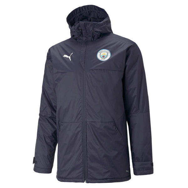 

Куртка manchester city winter jacket 'parisian night' Puma, синий
