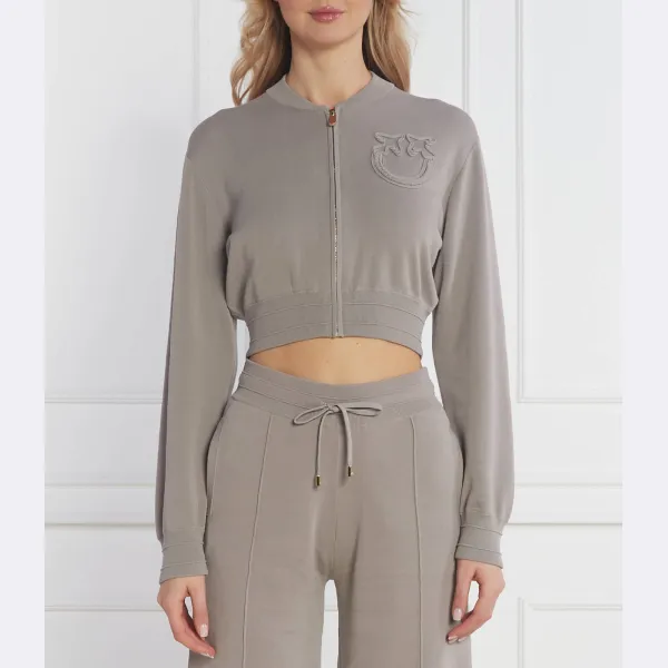 

Укороченная толстовка Pinko, серый