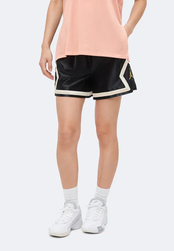Спортивные шорты Jordan, black/metallic gold-coloured, черный с металлическим золотом