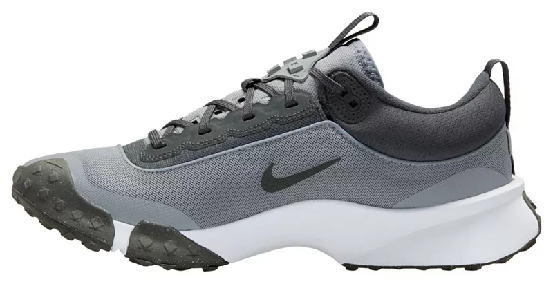 Мужские бейсбольные кроссовки Nike Air Diamond Varsity Turf, серый/черный — фото 3