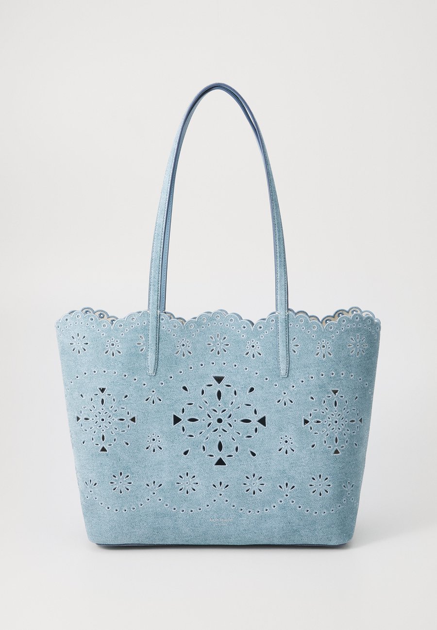 

Сумка-шоппер kate spade new york FLOWER PERFORATED TOTE, Blue Multi/Blue