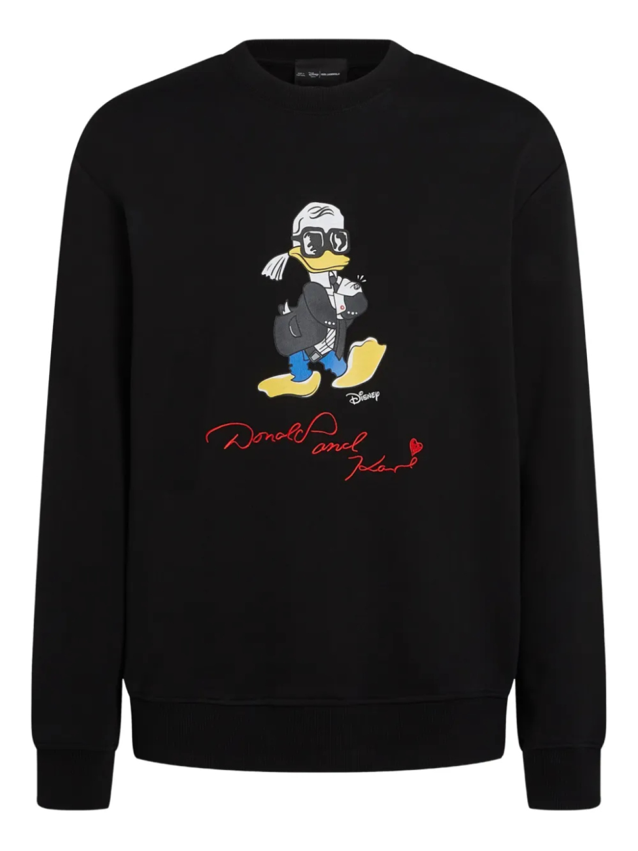 

Толстовка X Disney из хлопковой смеси Karl Lagerfeld, черный