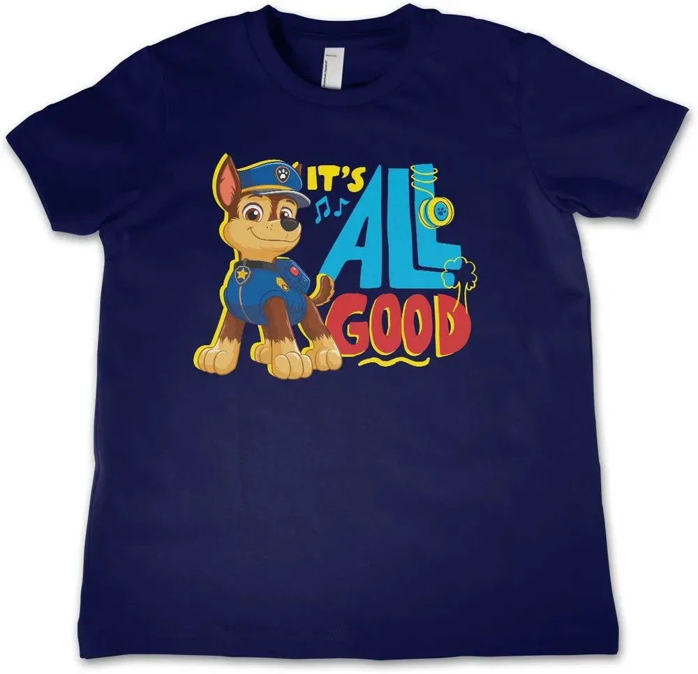 Футболка с принтом, Paw Patrol, синяя