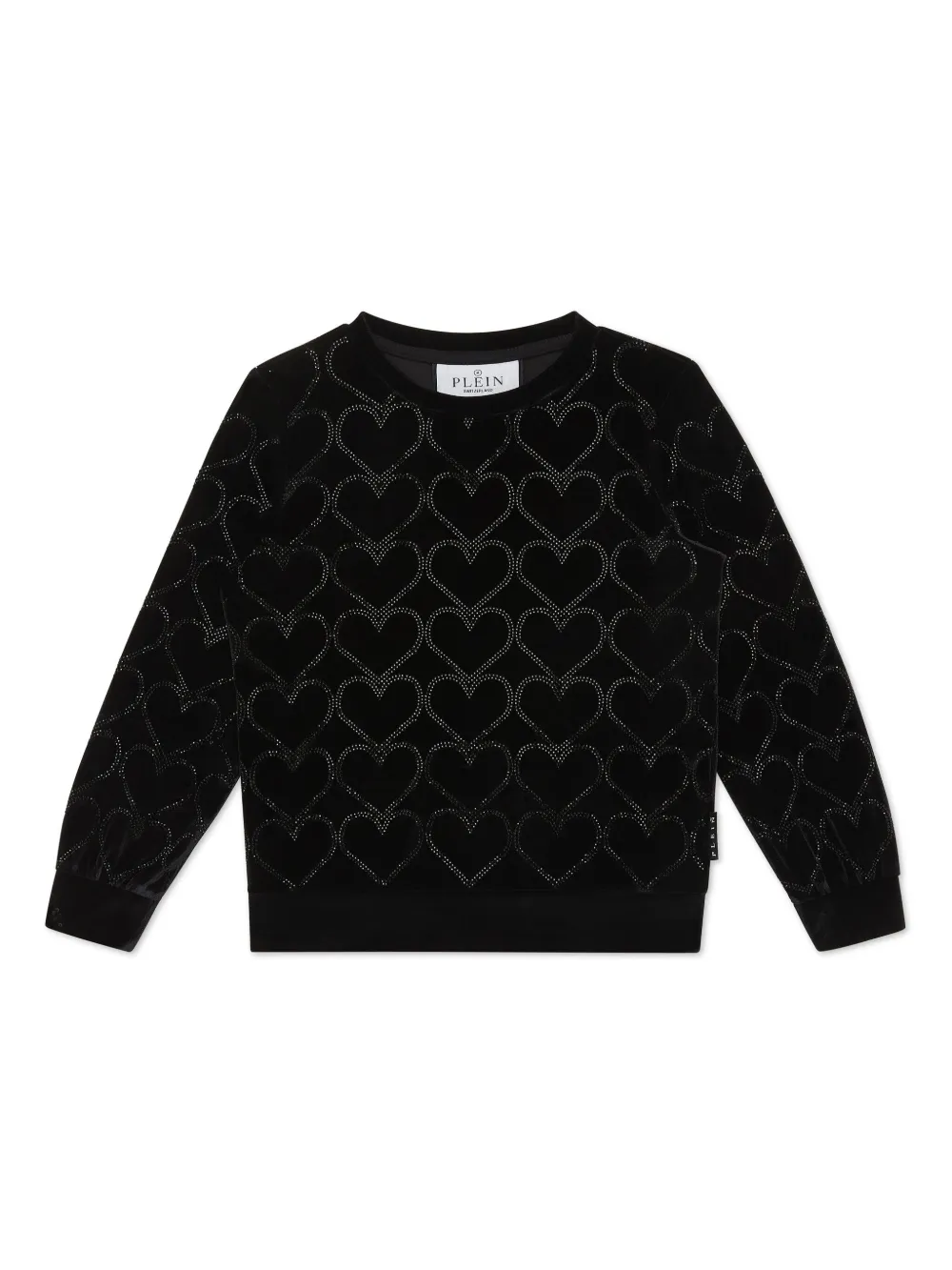 

Толстовка с заклепками Philipp Plein Junior, черный
