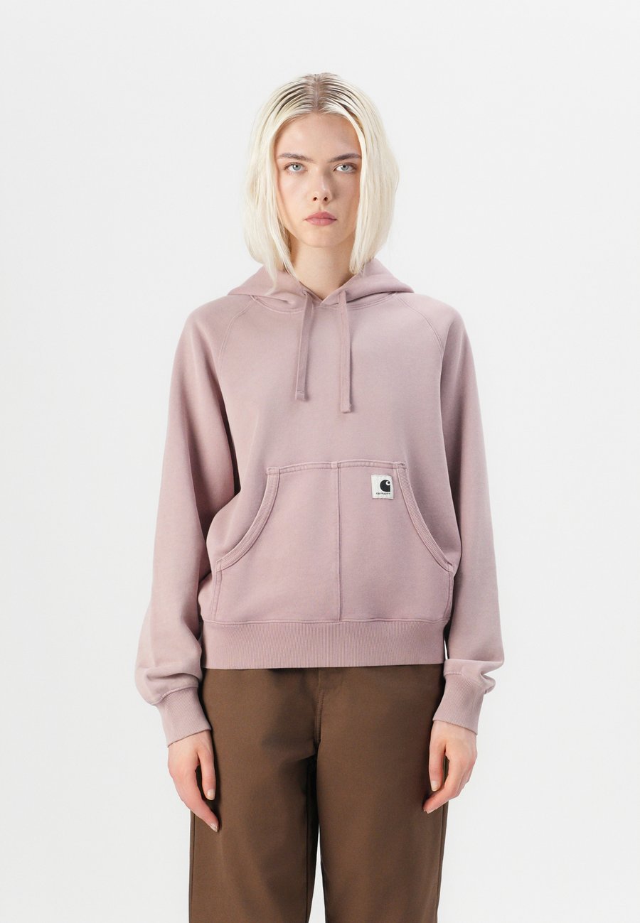 

Худи Carhartt WIP W' HOODED HUDSON SWEAT, Daphne Chalk Wash/Light Pink