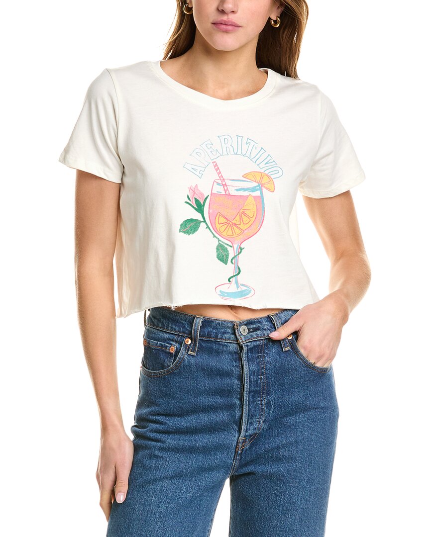 

Футболка Prince Peter Aperitivo Lemonade Crop, белый