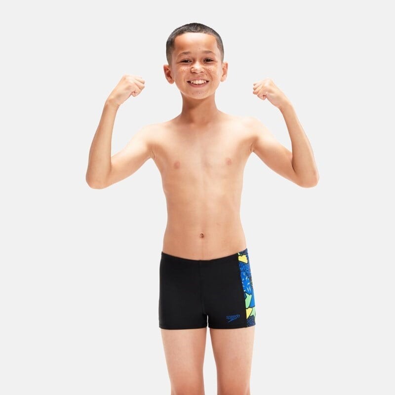 

Детский купальник со сплошной панелью Speedo, черный
