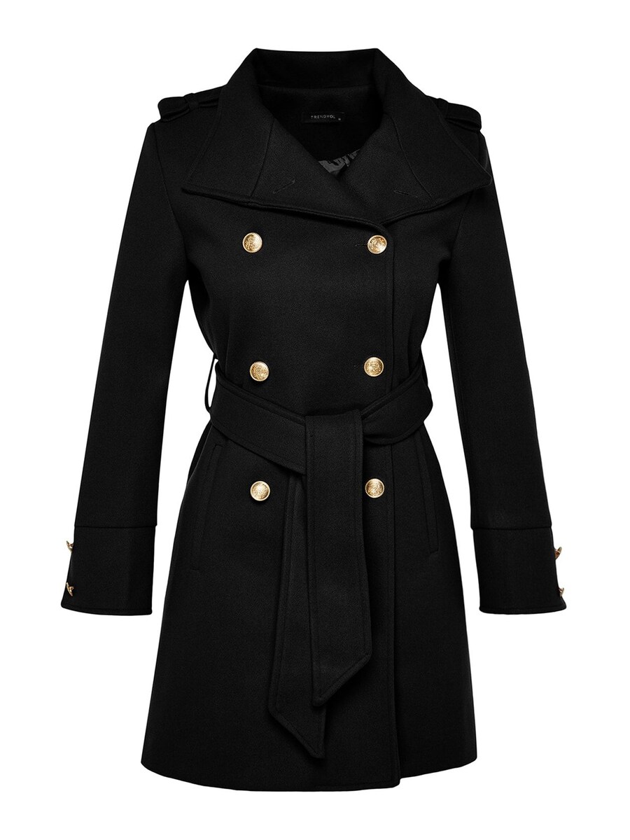 

Межсезонное пальто Trendyol Between-Seasons Coat, черный