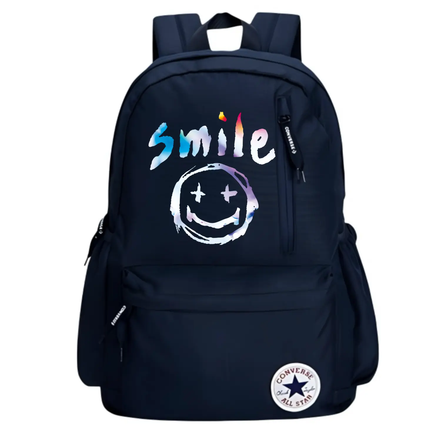 

Converse Полиэстеровый рюкзак обычный унисекс темно-синий, SMILE