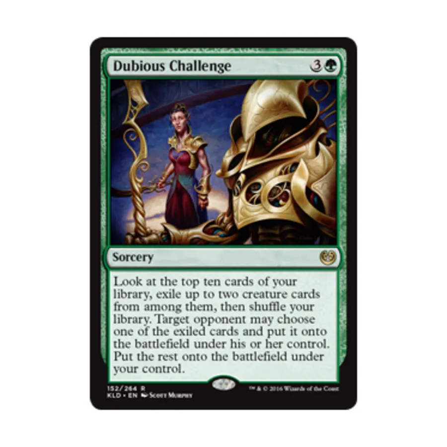 

CCG Сомнительный вызов (клавиша R), MTG - Kaladesh