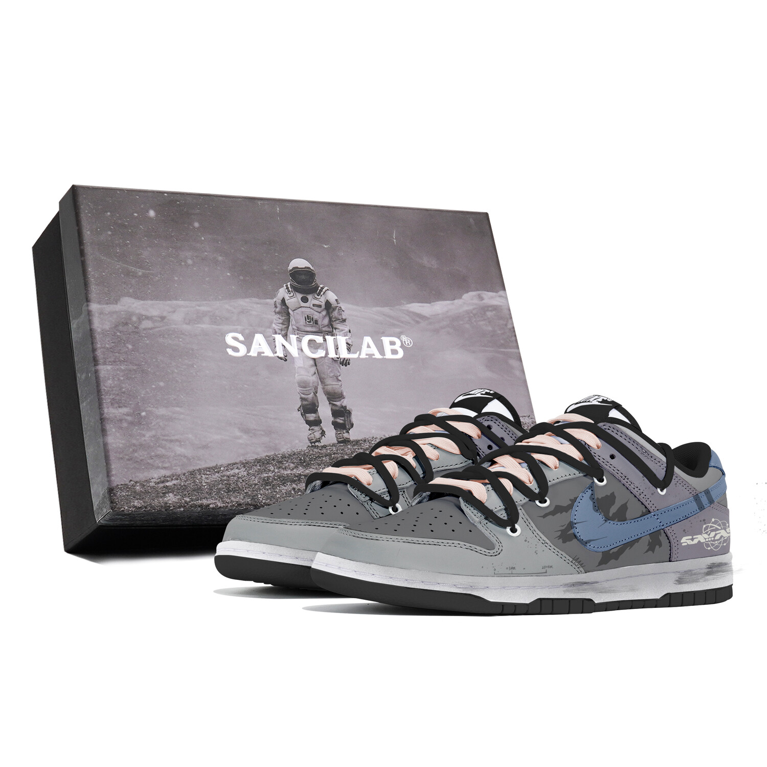 

Кроссовки Nike Dunk Skateboard Shoes Unisex Low-Top Gray, Серый, Кроссовки Nike Dunk Skateboard Shoes Unisex Low-Top Gray