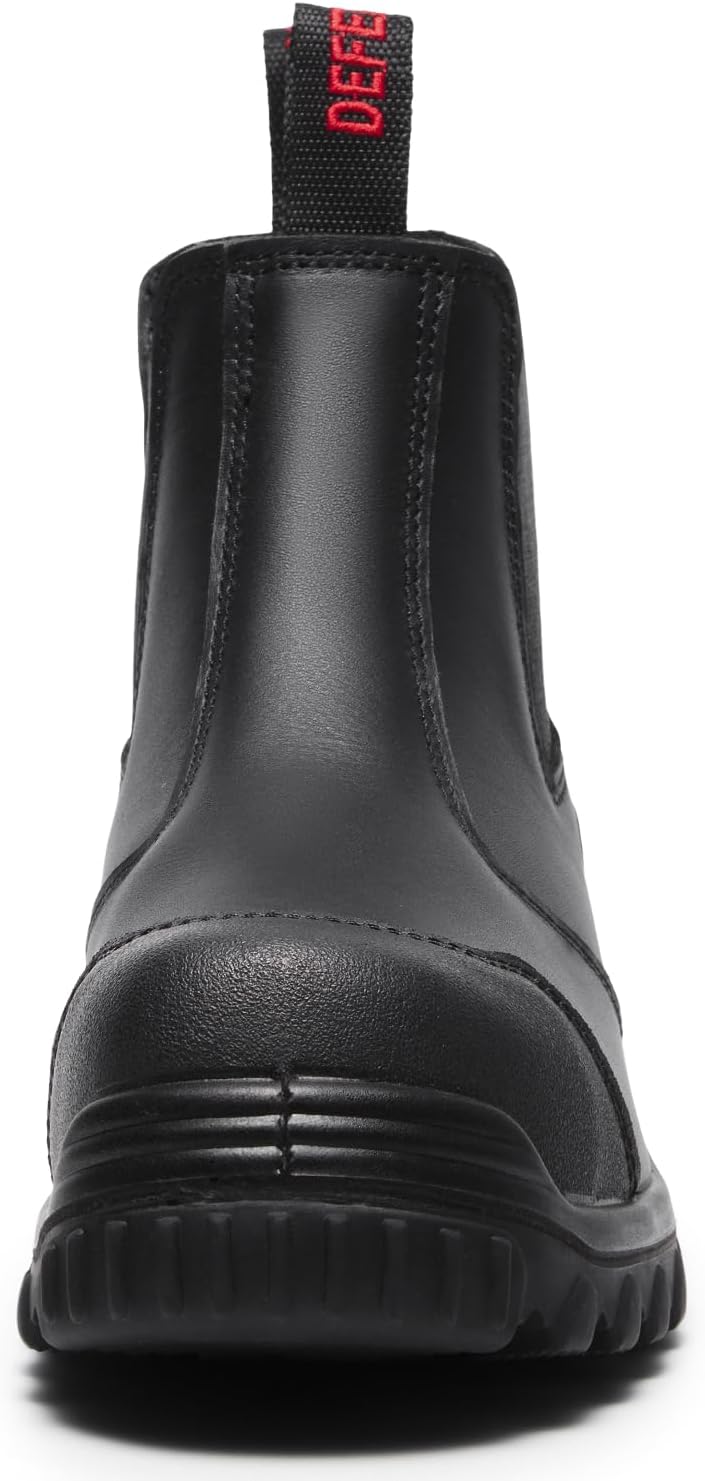 Ботинки Defencas Slip-On для мужчин с эластичными вставками, стелькой из памяти PU, резиновой противоскользящей подошвой, сертифицированные по стандарту ASTM F2413, дышащей подкладкой Coolmax D058706, D058706, 6\" Composite-toe — фото 3