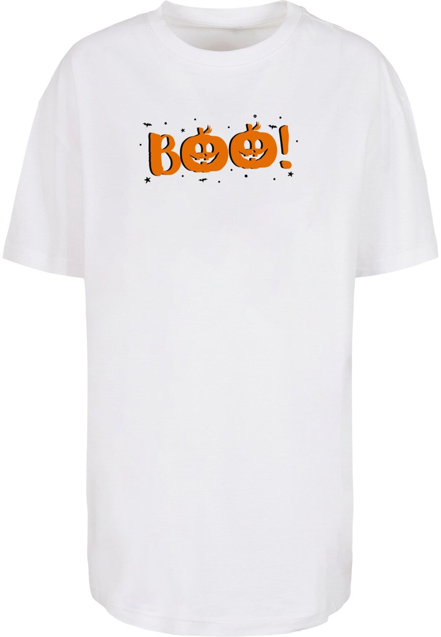 

Топ оверсайз Merchcode Oversized Shirt Halloween - Boo Pumpkin, белый
