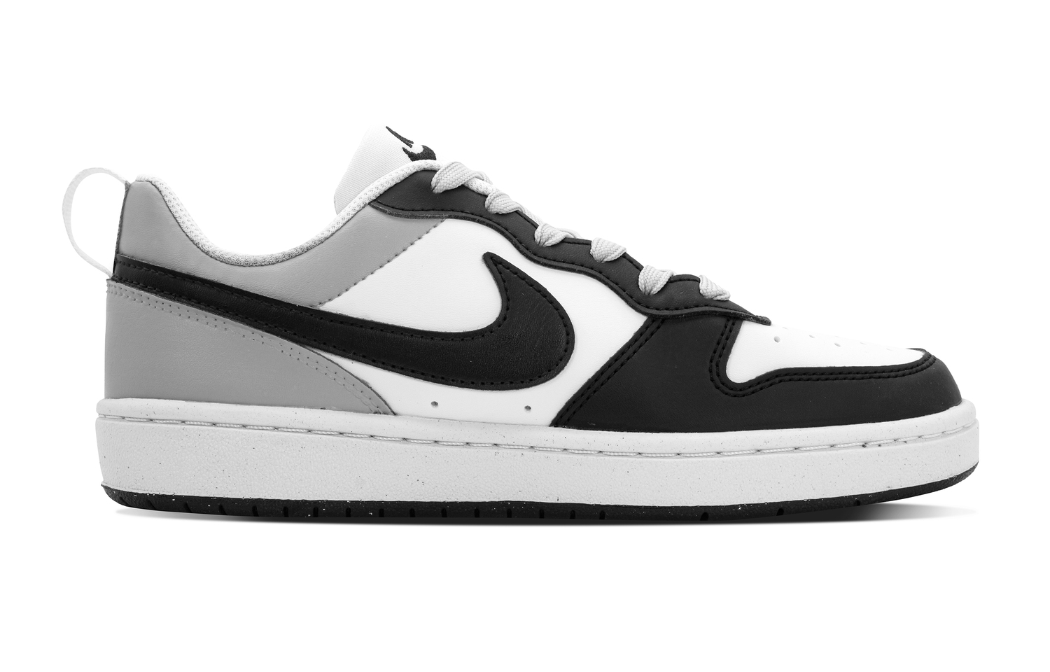 Nike Court Borough DEER Violent Gray Кожаные противоскользящие износостойкие низкие детские скейтборд-кроссовки — фото 3