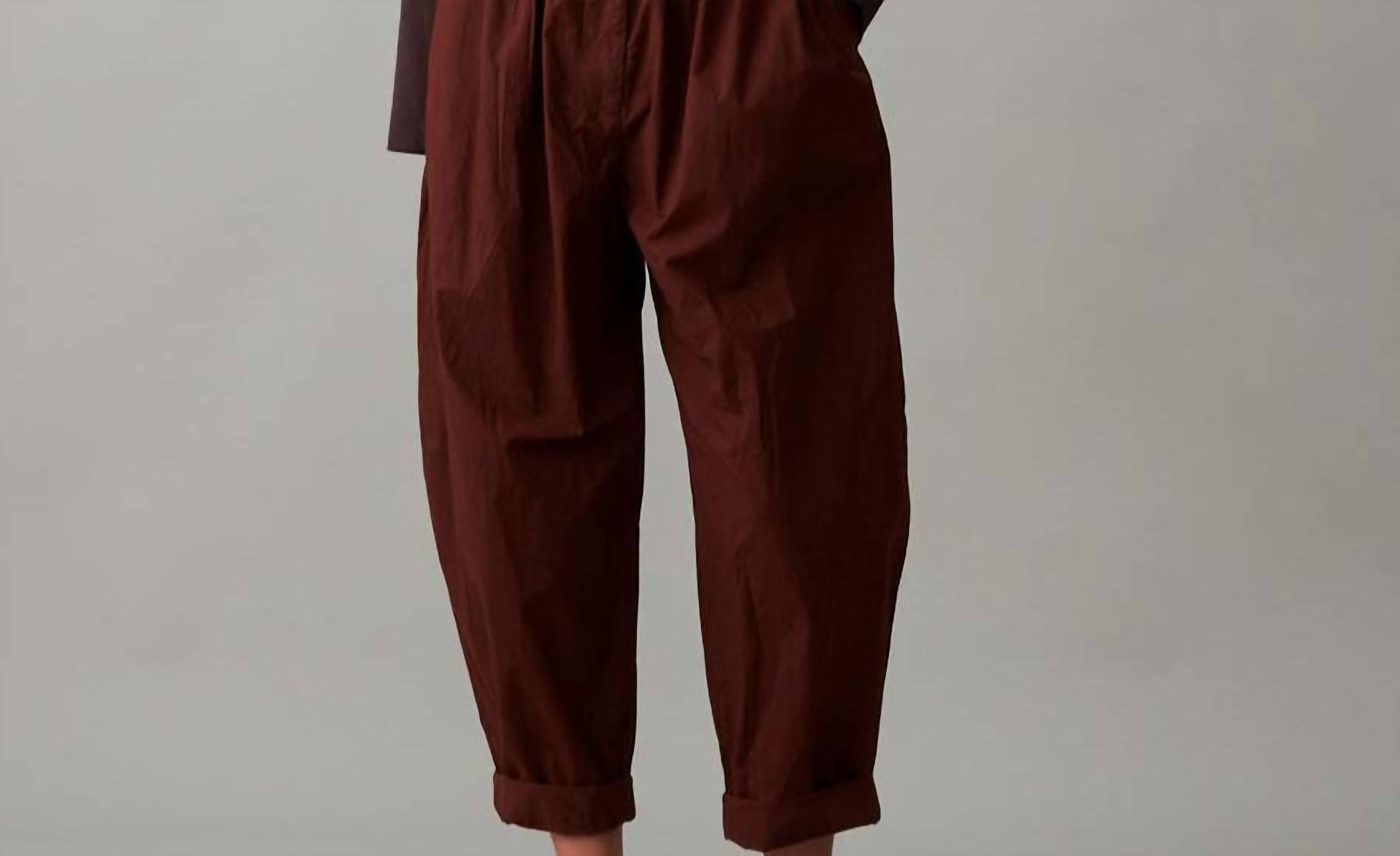 

Брюки Brady Trouser в бордовом цвете Caron Callahan