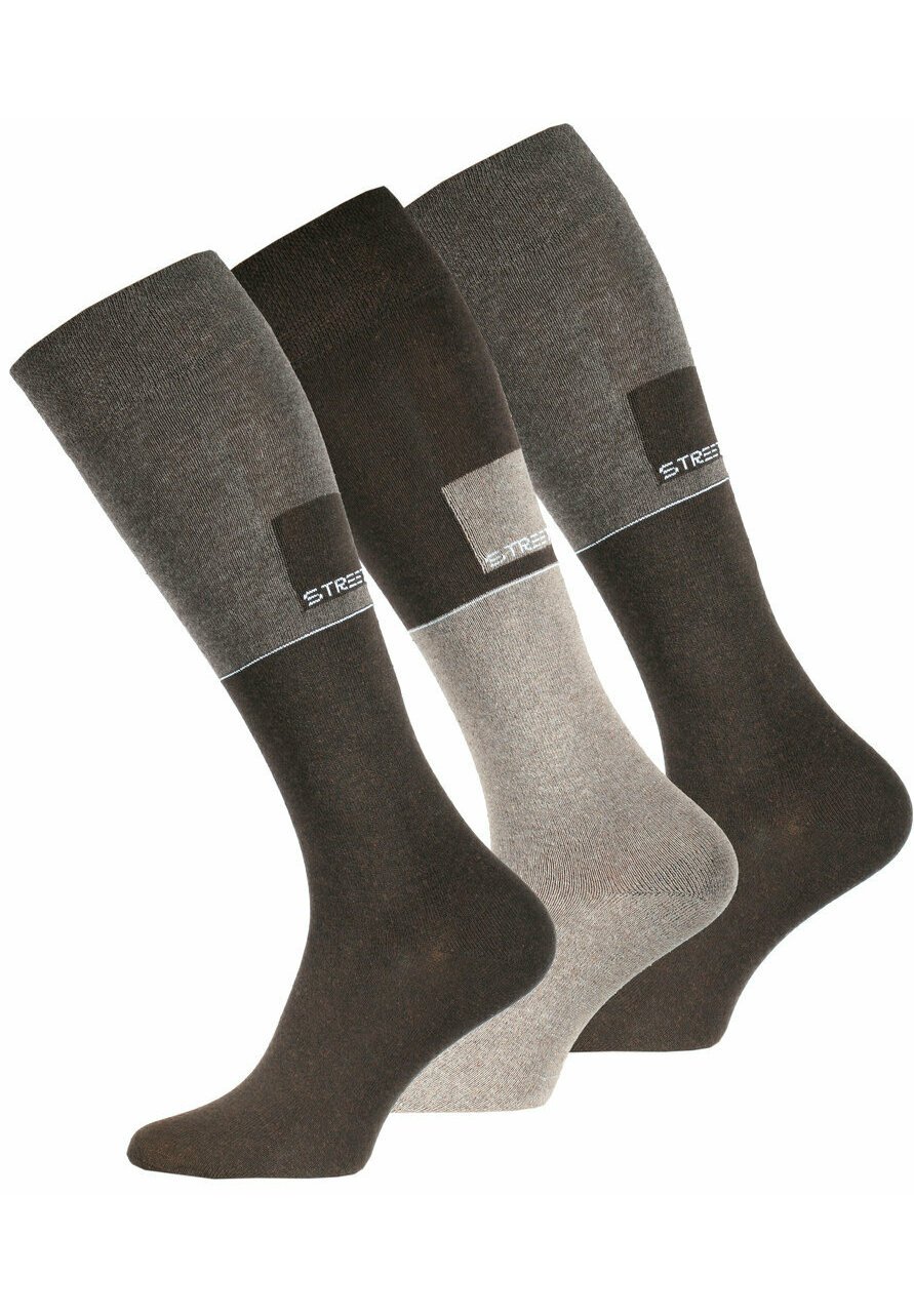

Носки выше колена COMFORT STREET 3 PAAR PACK Cotton Prime, коричневый