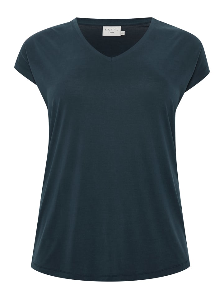 

Футболка KAFFE curve Shirt, зеленый