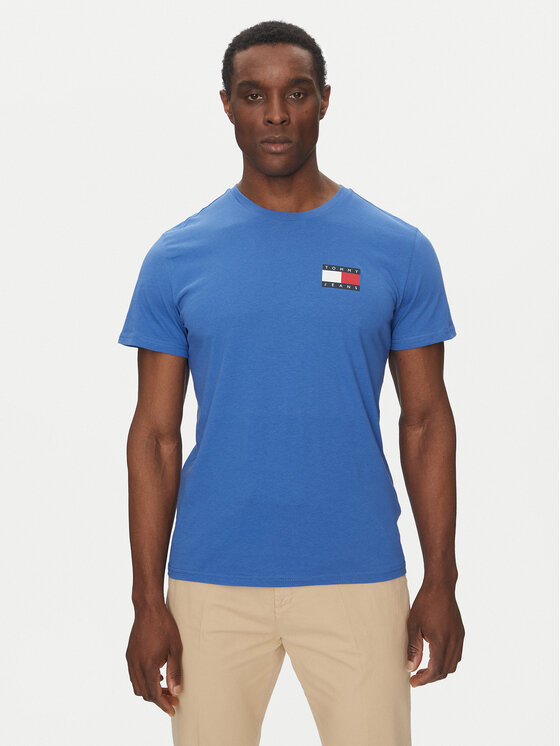 

Облегающая футболка Essential DM0DM20740 Tommy Jeans, синий