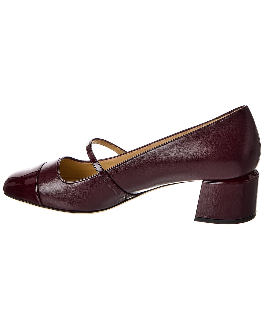 Туфли-лодочки Jimmy Choo Elisa 45 из кожи и лака, красный — фото 2