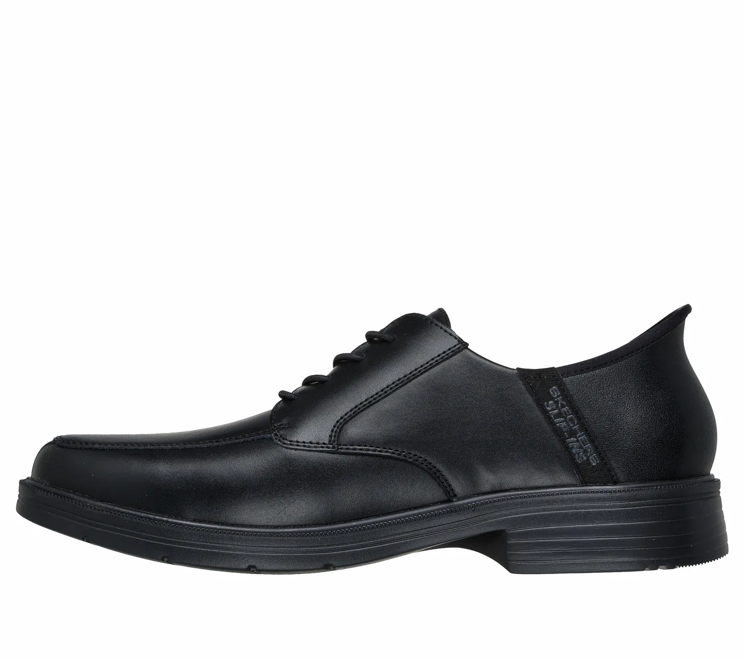 Слипоны, Caswell Alfie, свободный крой, просторный носок Skechers, BLK — фото 4