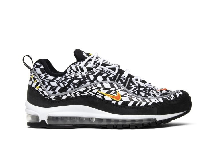 

Кроссовки Nike Air Max 98 'All Over Print', черный