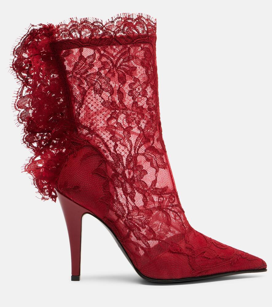 Ботинки Heron 105 с кружевными берцами McQueen, Crimson/Cr/Cri/Cr/Cr — фото 4