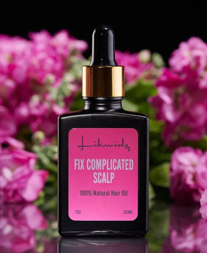 100% натуральное масло для волос Fix Complication Scalp, 1 унция Likwid Rx, цвет Pink — фото 2