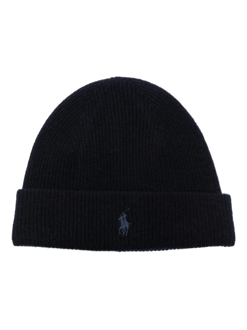 

Кашемировая шапка бини с логотипом Polo Pony POLO RALPH LAUREN, синий