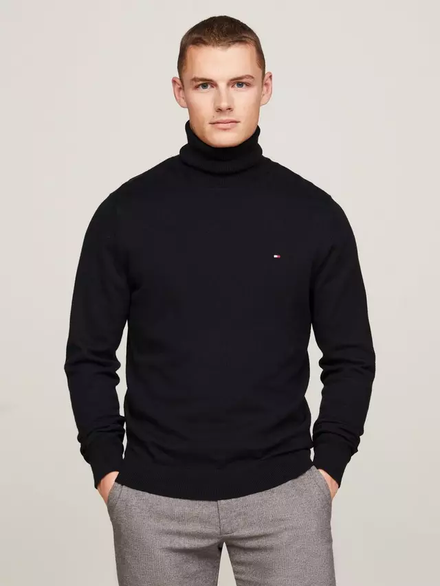 

Джемпер Tommy Hilfiger Cashmere Roll Neck, цвет nos/black