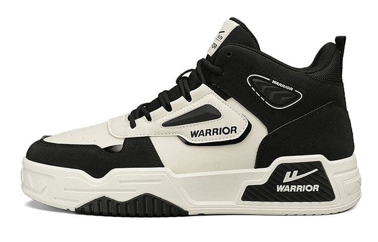 

Кроссовки WARRIOR Skateboarding Shoes Men Mid-top Black/m, черный/бежевый