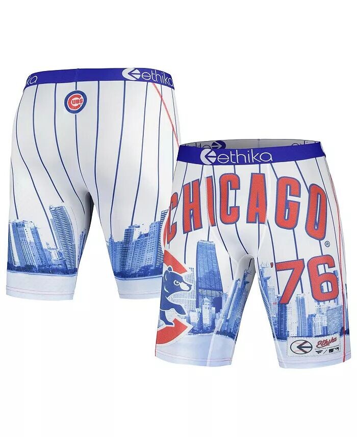 

Мужские белые трикотажные шорты Chicago Cubs, трусы-боксеры, накидка Ethika, белый