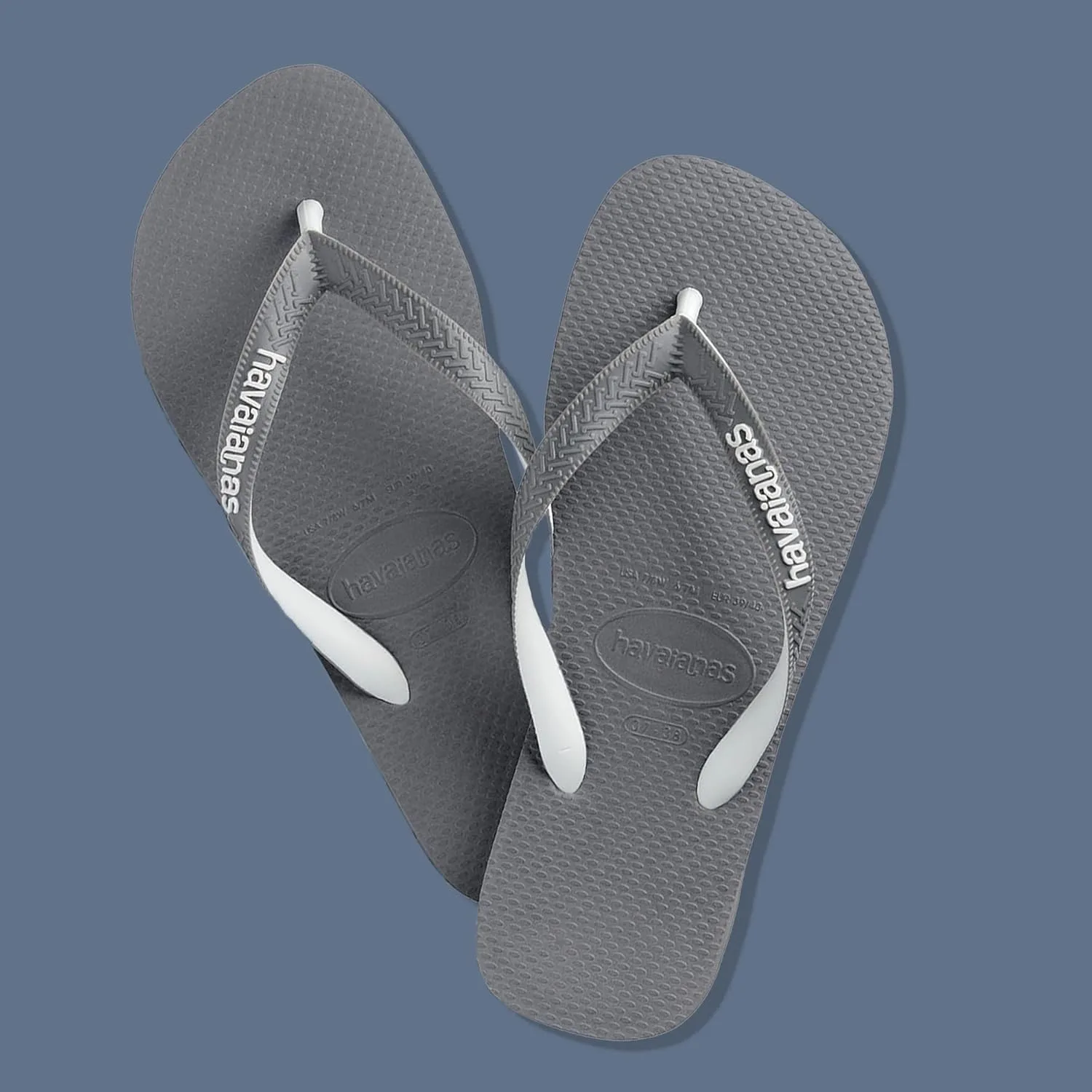Шлепанцы унисекс Havaianas Top Mix, серый/стальной — фото 2