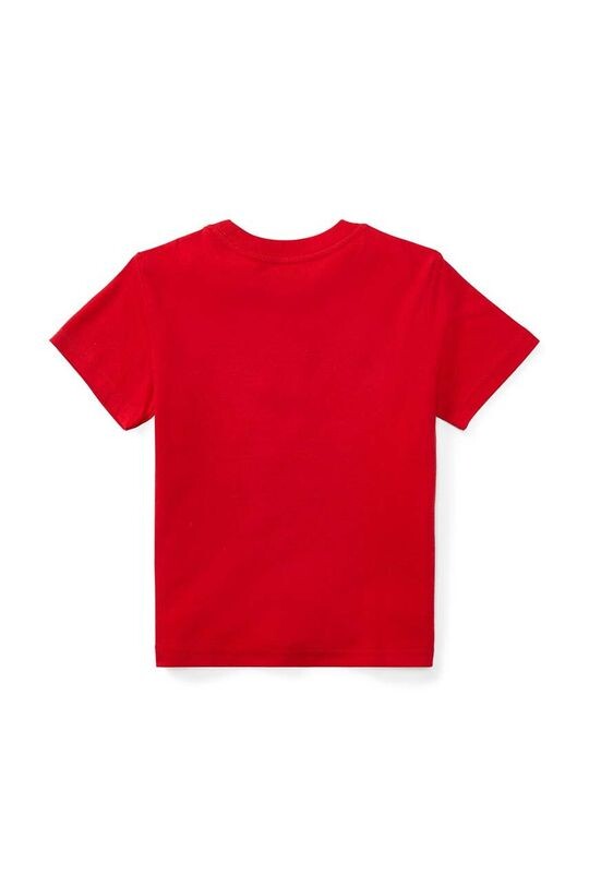 Хлопковая футболка для детей Polo Ralph Lauren, красный — фото 2