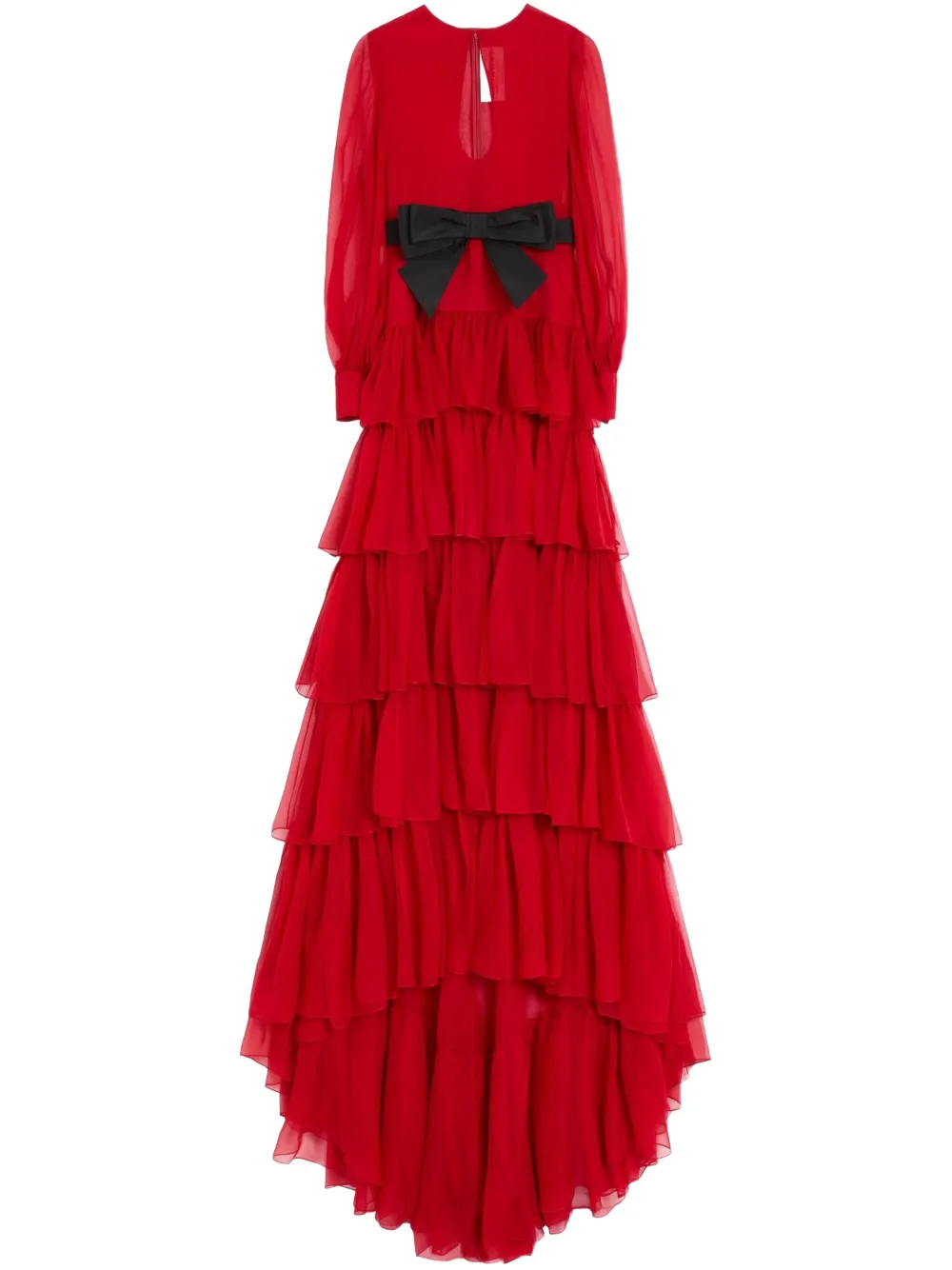 

Шифоновое платье макси VALENTINO GARAVANI, красный