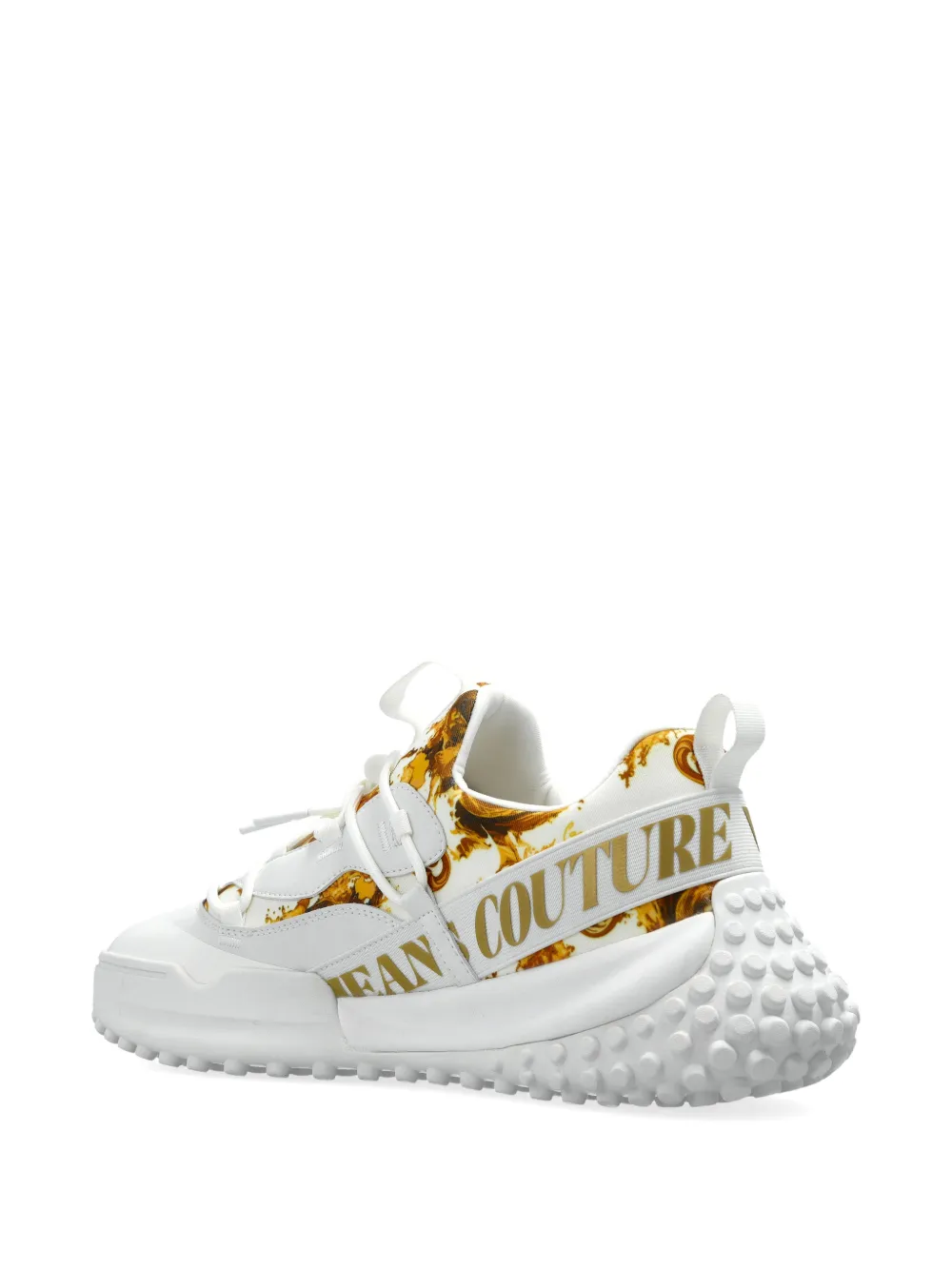 Кроссовки с барочным принтом Versace Jeans Couture, белый — фото 3