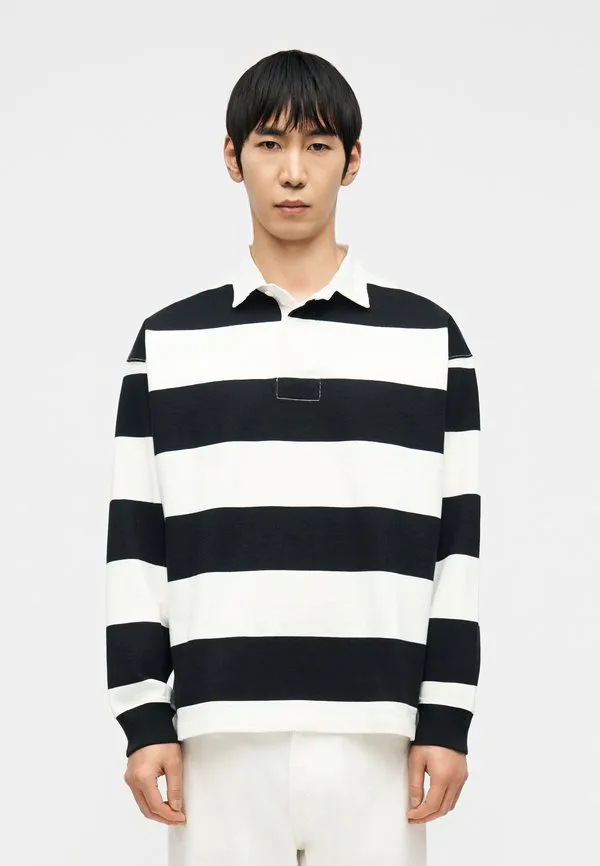 Рубашка-Поло для регби с длинным рукавом Polo Ralph Lauren, Trophy Cream/Black